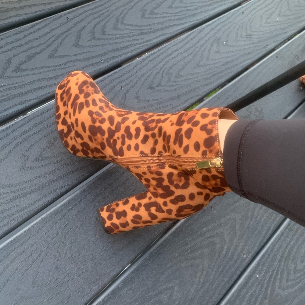 Bamboo Heels Leopard Print 10